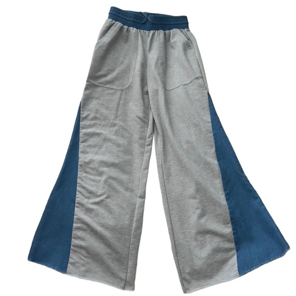 🎯NWOT Kaylee Kollection Crop Top Wide Pants Set Size Small